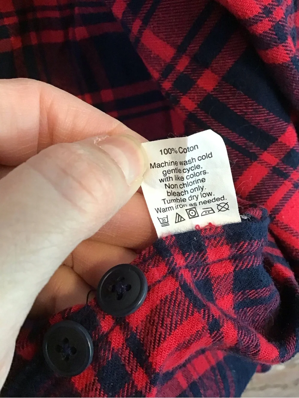 J. Crew Red and Navy Plaid Cotton Slim Fit Flannel Button-Down Shirt L